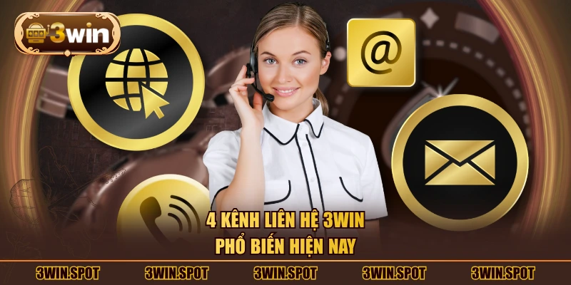 4 kênh liên hệ 3WIN phổ biến hiện nay